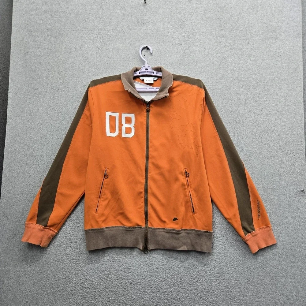 Netherlands Dutch National Men Jacket L Orange Nike Embroidered Soccer World Cup